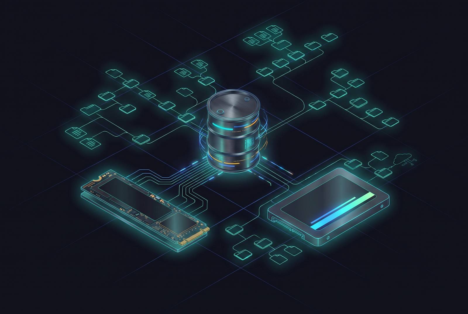 Cover illustration for “NVMe vs SSD Caching for S3 Read Workloads”