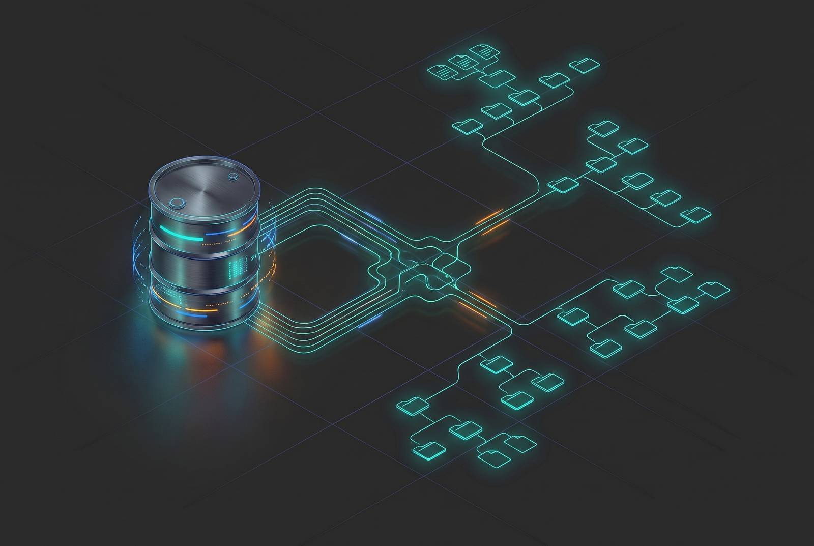 Cover illustration for “File Systems and Databases as Complements”
