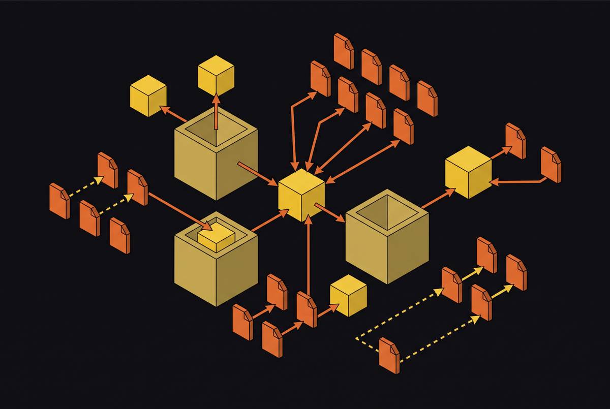 Cover illustration for “Hard Links and Symlinks on Object Storage Filesystems”