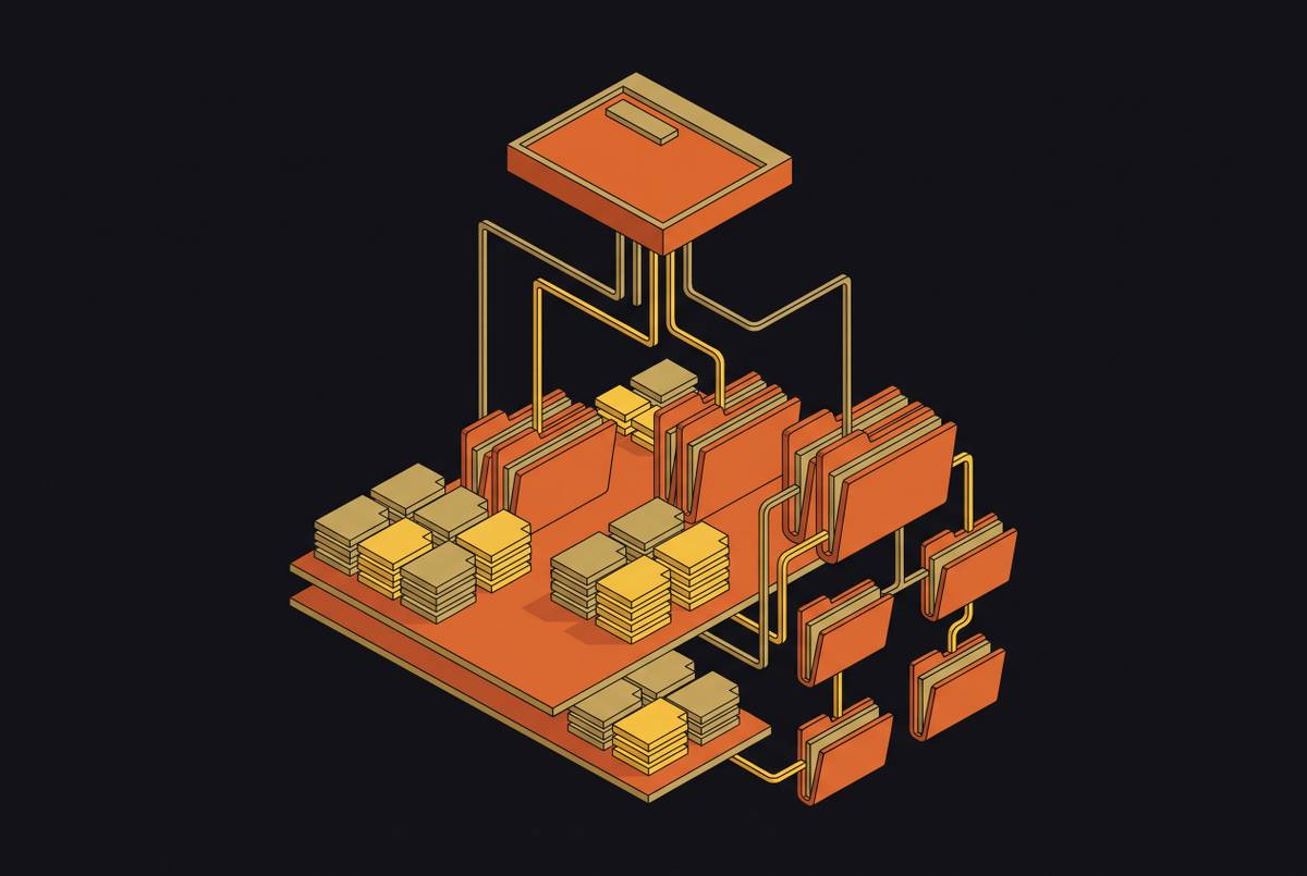 Cover illustration for “Bash as the Agent Tool Interface Over a Filesystem”