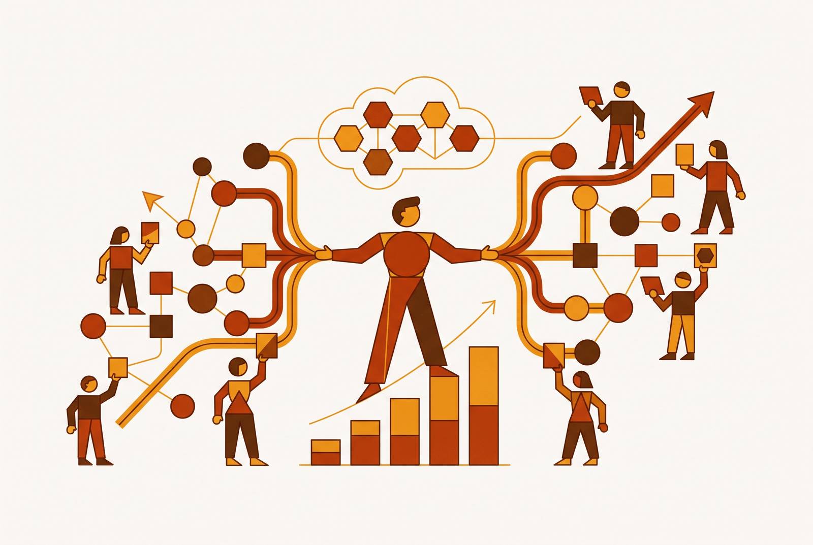 Cover illustration for “Manager Role in Scaling Data Fluency Across Teams”