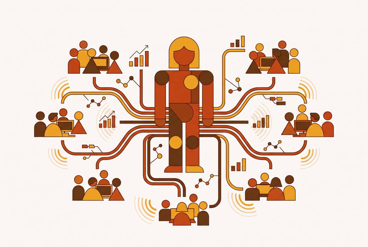 Cover illustration for “Manager Role in Scaling Data Fluency Across Teams”
