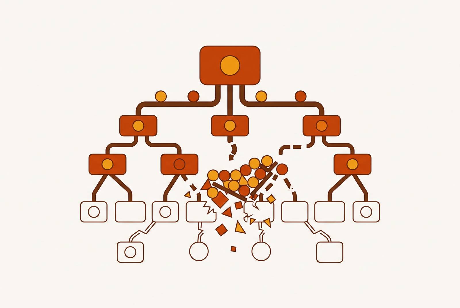Cover illustration for “Why Data Democratization Efforts Stall at Mid-Size Companies”