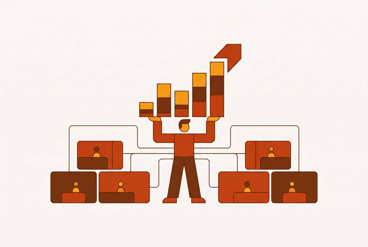 Cover illustration for “Building Data Champions Inside Business Units”