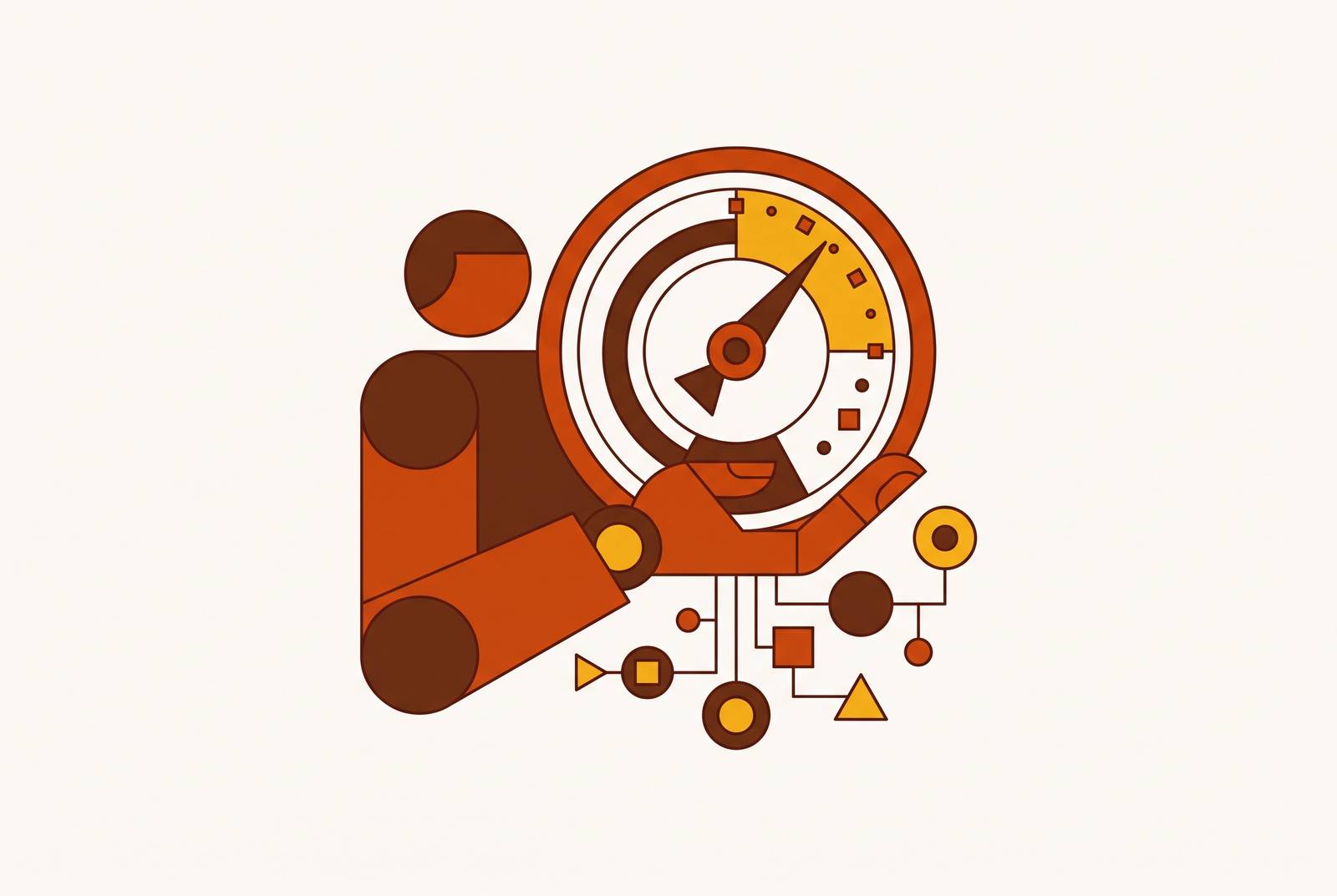 Cover illustration for “Metric Ownership as an Organizational Practice”