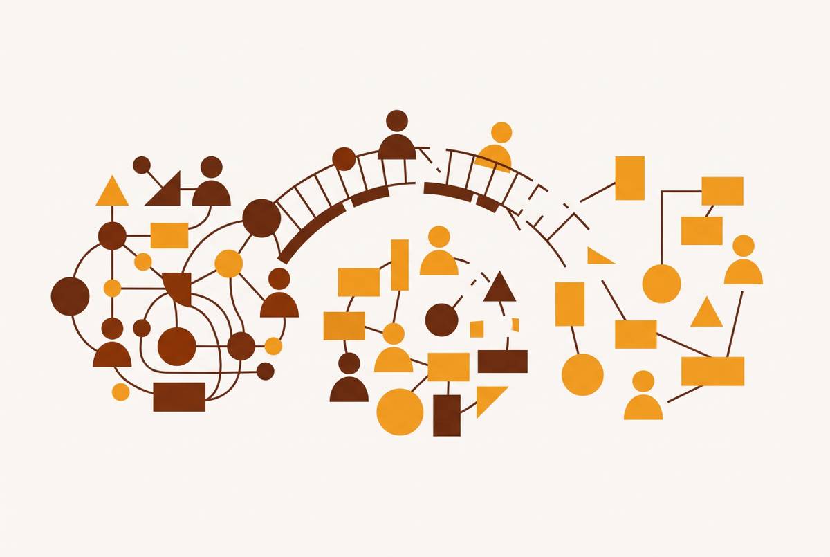 Cover illustration for “Data Literacy Gaps by Department in Mid-Size Companies”