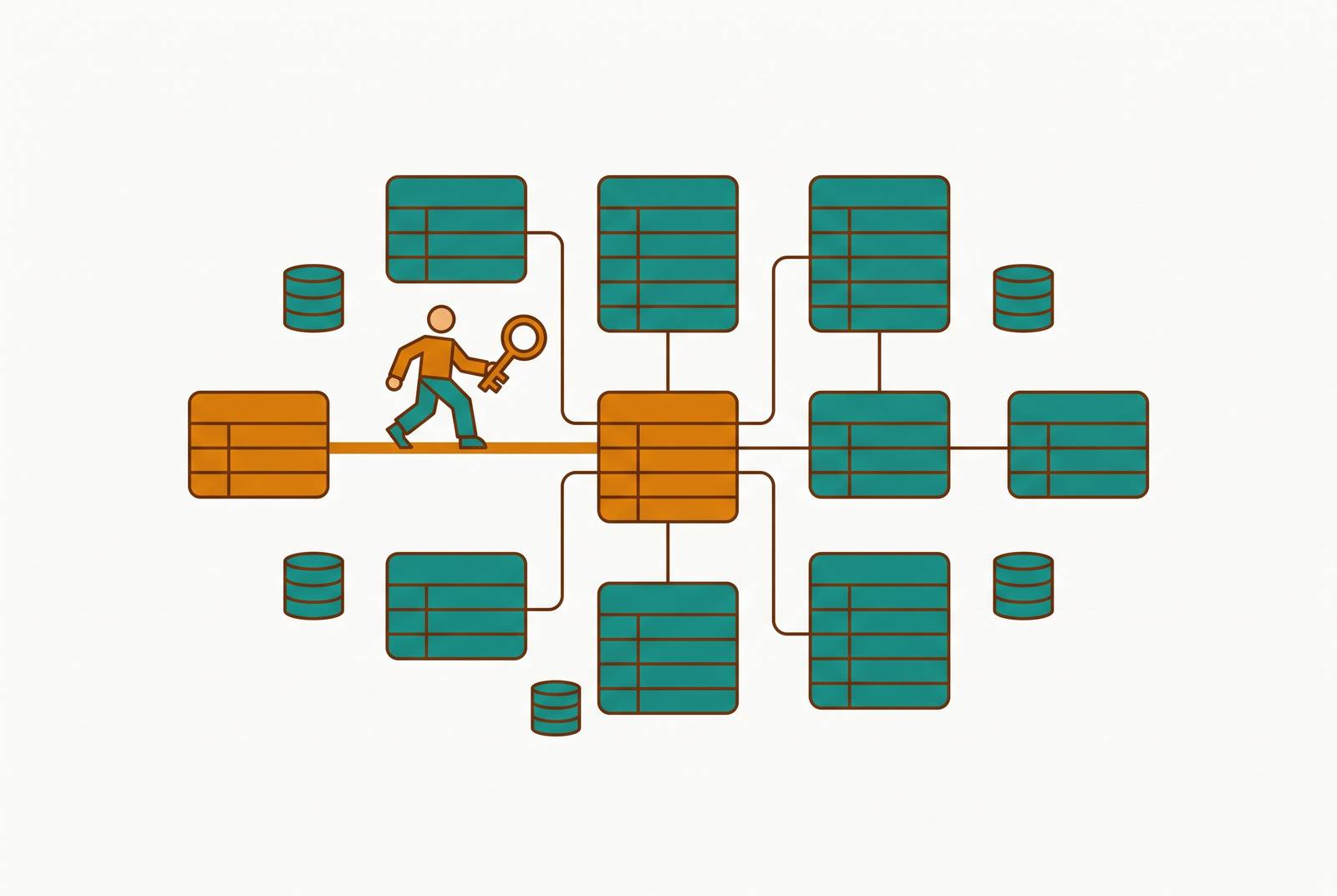 Cover illustration for “Onboarding Engineers to an Unfamiliar Database Schema Quickly”