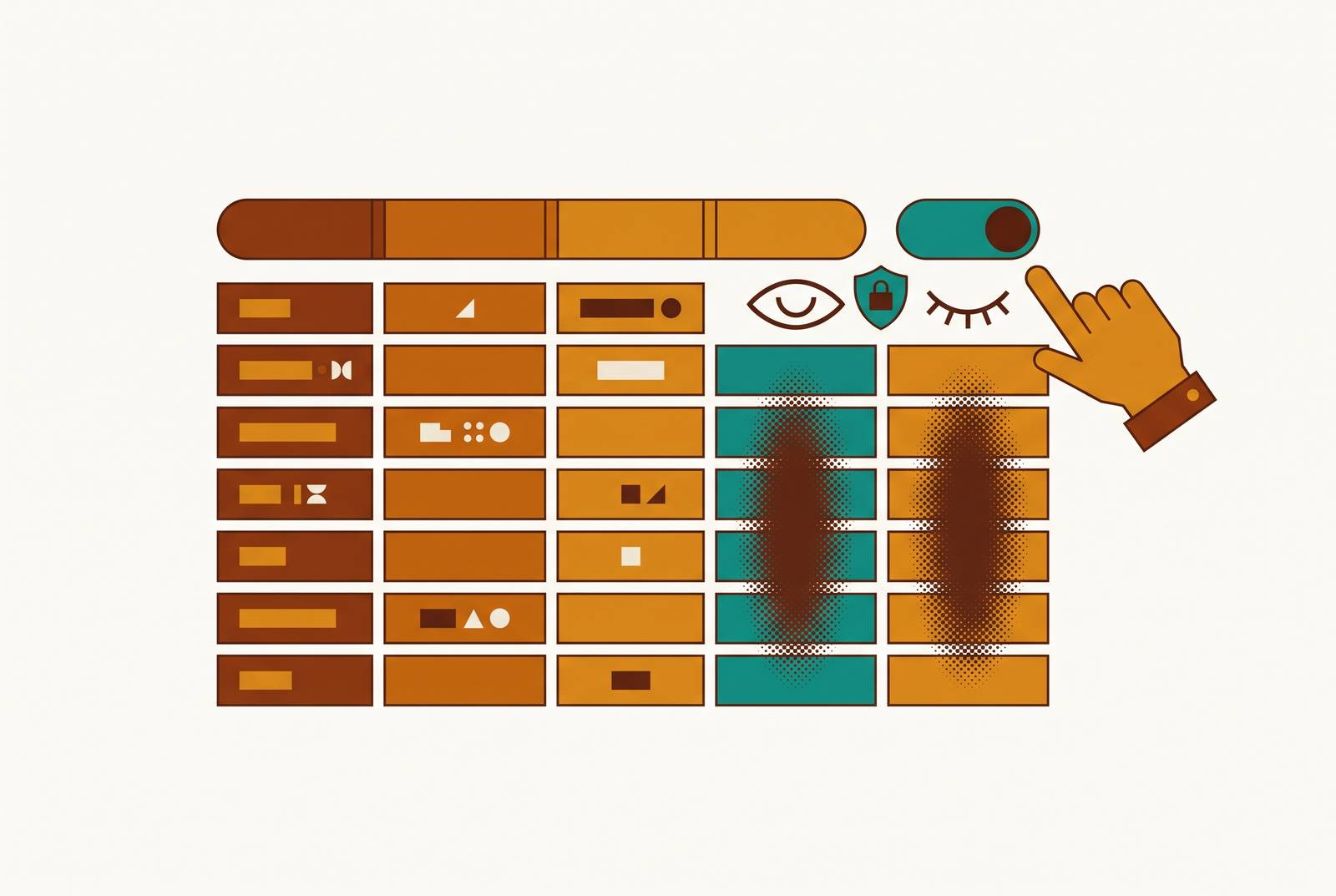 Cover illustration for “Column Visibility Controls That Keep Non-Technical Teams Out of Sensitive Fields”