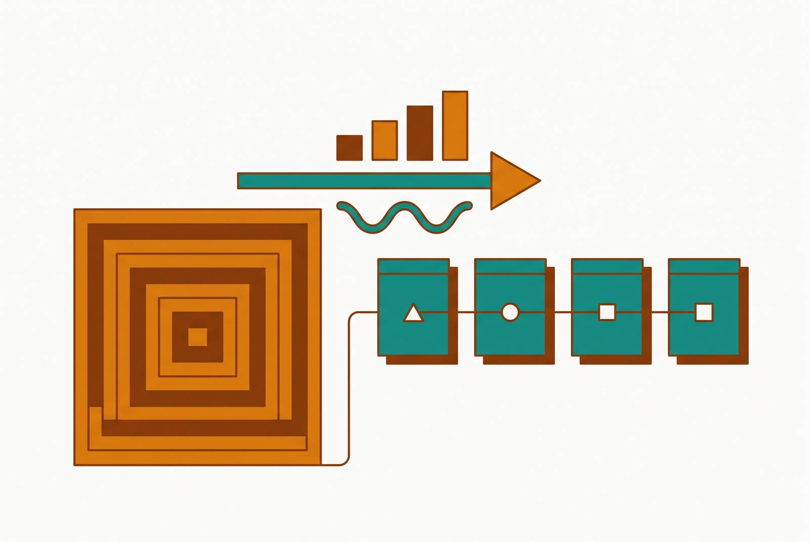 Cover illustration for “Common Table Expressions vs Subqueries in Postgres Performance”