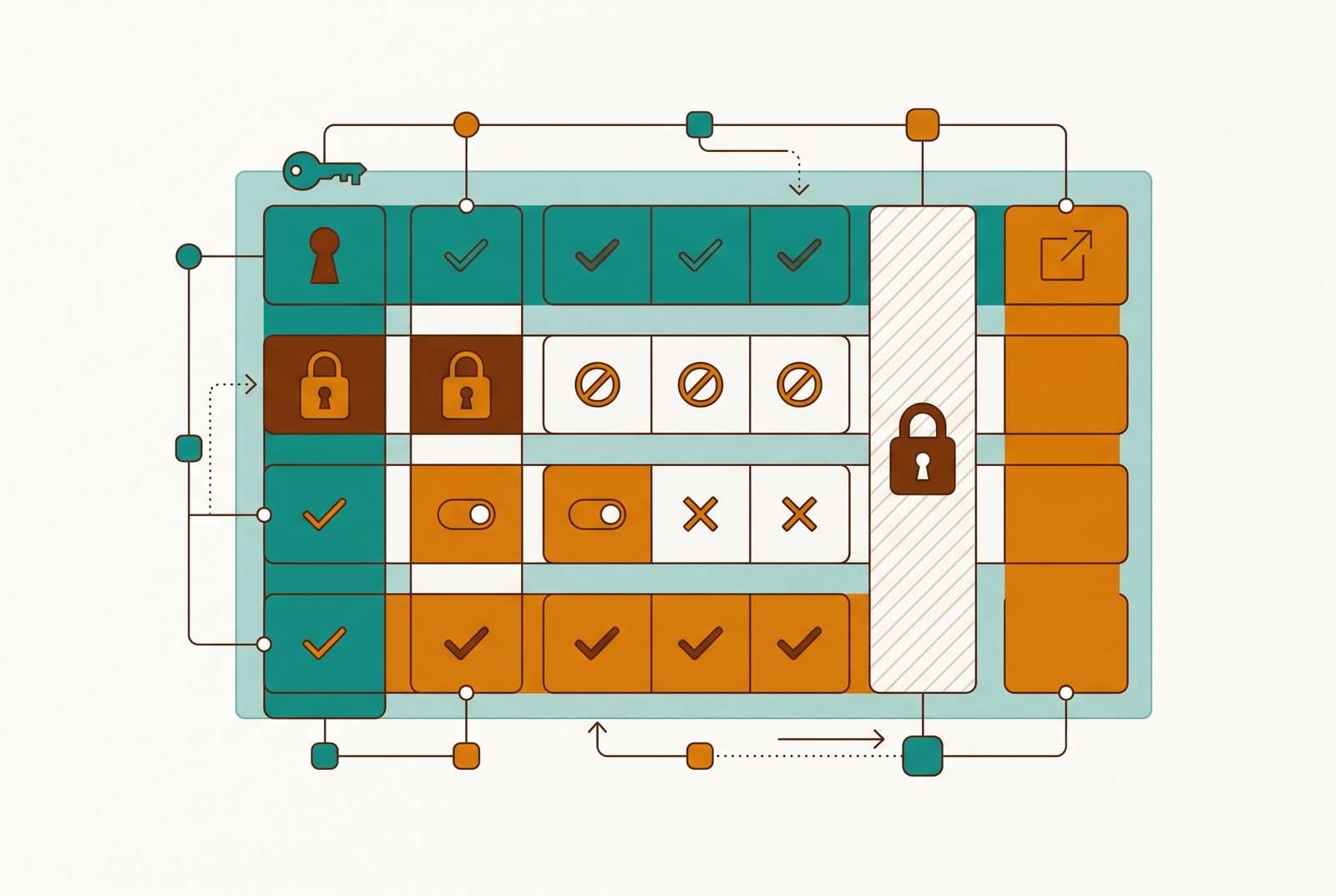Cover illustration for “How Engineering Teams Set Granular Row, Column, and Export Permissions for Business Users in Internal Database Tools”