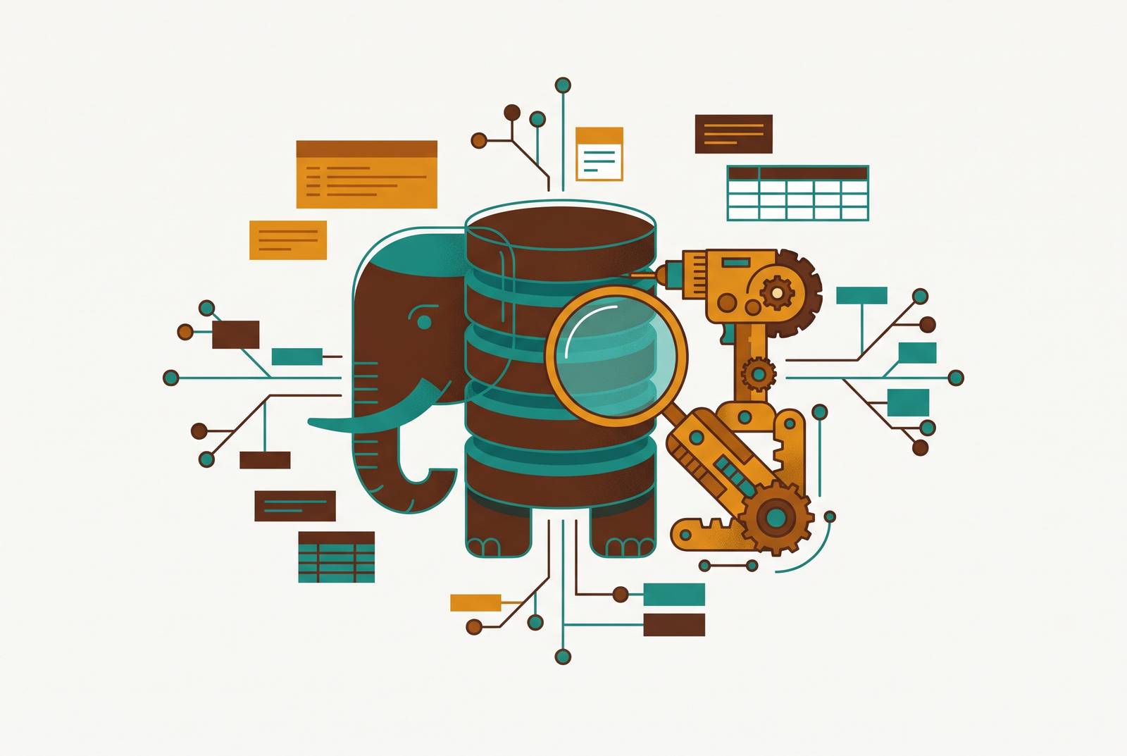 Cover illustration for “DataGrip for Postgres Power Users”