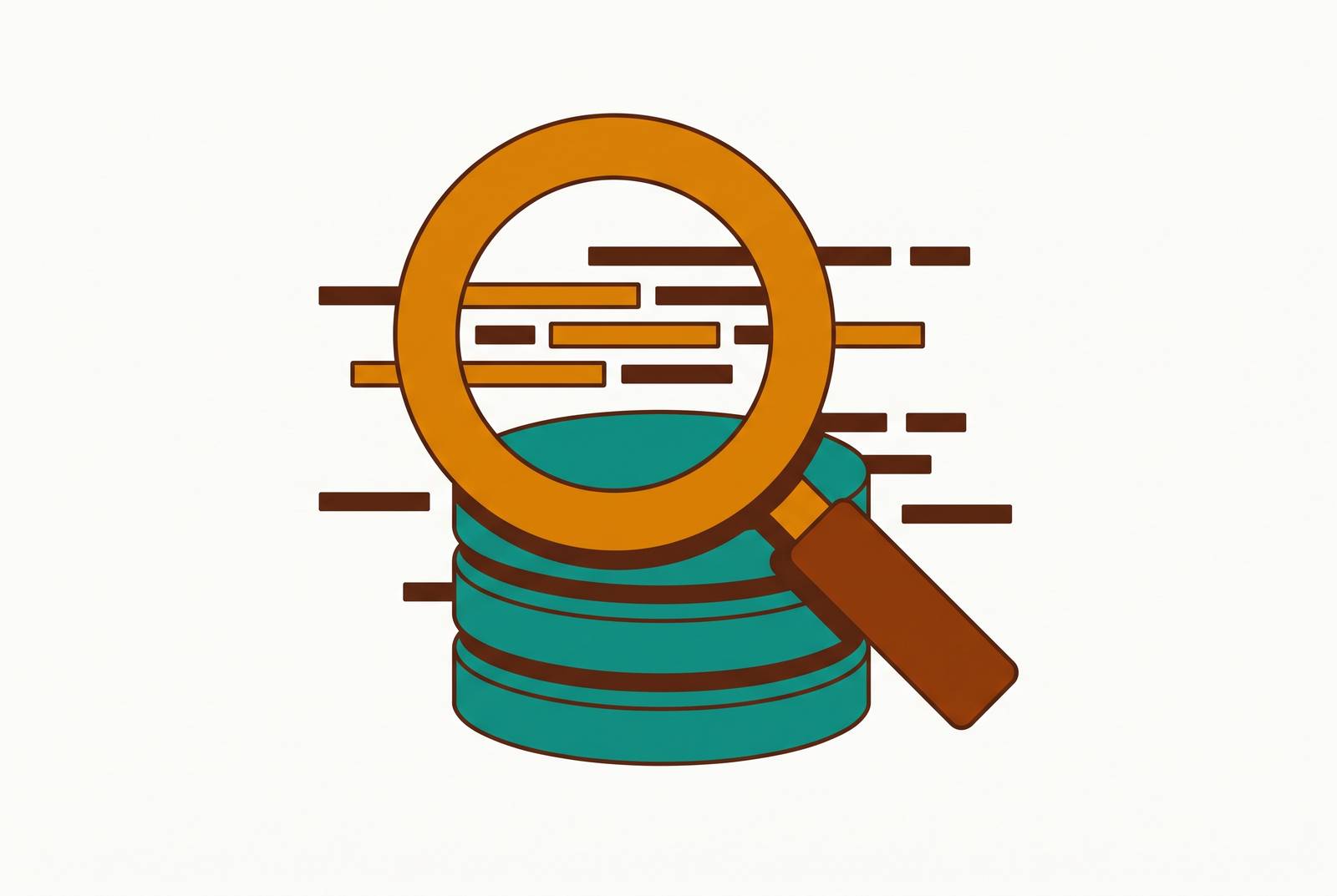 Cover illustration for “Full-Text Search in Postgres Without Elasticsearch”